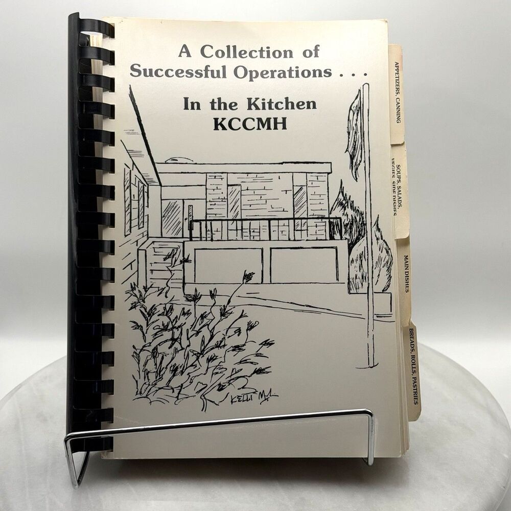 Vintage 1991 KCCMH Hospital Community Cookbook Burlington Colorado Recipes